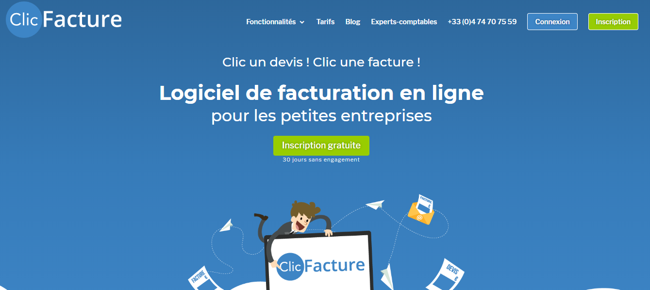 ClicFacture : logiciel de facturation en ligne