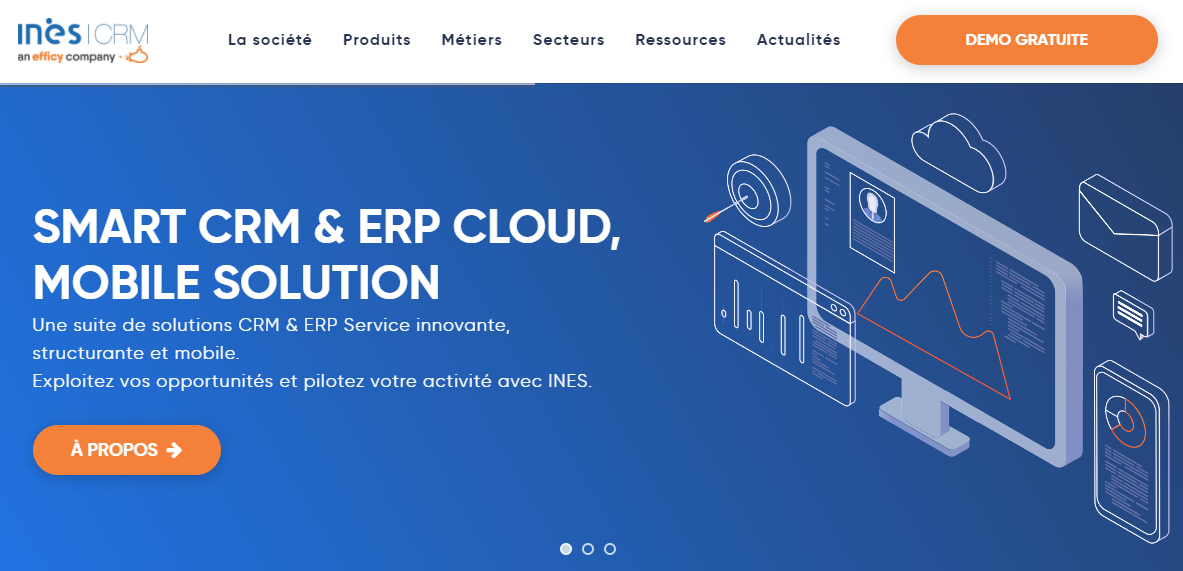 Inès CRM : solution logicielle tout-en-un de gestion de relation client