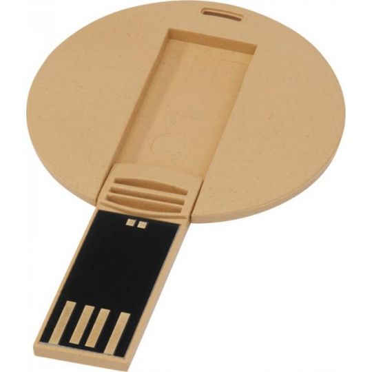 Clé USB biodégradable ronde